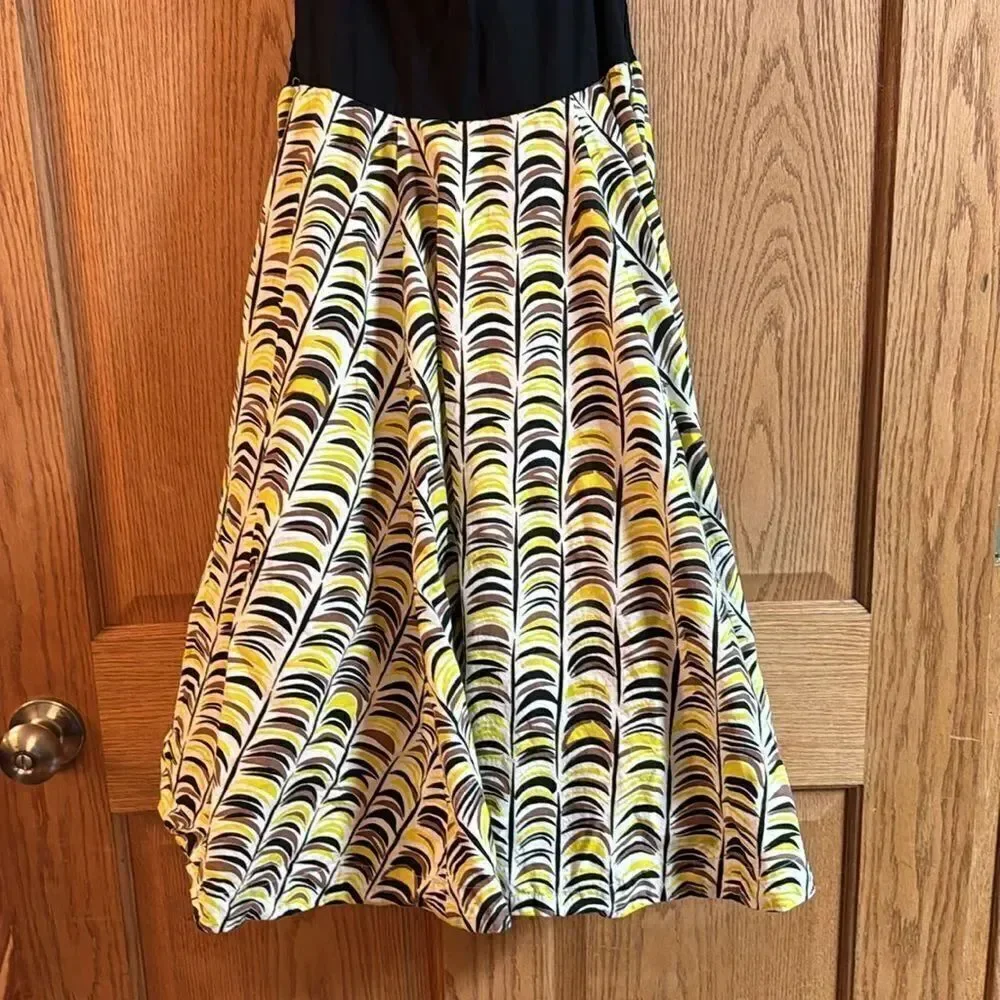 GIRLS FROM SAVOY I ANTHROPOLOGIE Memories of Feather Retro Pin-up Style Dress